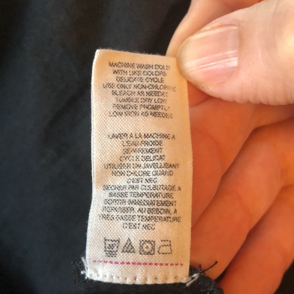 Free People dress, multi color floral print on black background, size 10 - Picture 15 of 15